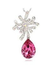 亞馬遜 珠寶首飾:雪花 - 項鏈、吊墜