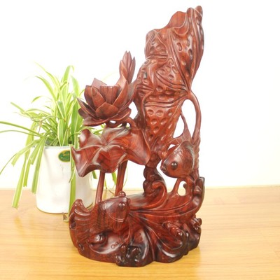 直批最新產品木雕江蘇南通升值紅檀動物純手工家居簡約現代擺件