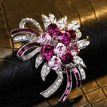 頭飾/胸針 水晶瑪瑙 珠寶首飾 【行情 價(jià)格 評價(jià) 正品行貨】-京東