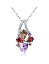 亞馬遜 珠寶首飾:茶晶 - 項鏈、吊墜