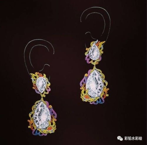 免費領取 756張珠寶首飾設計彩鉛 水彩 素描手繪素材