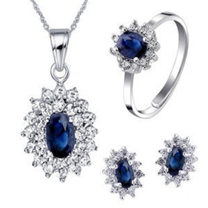 帝王托帕石裸石瑞士藍寶石八角長方形珠寶首飾裸鉆海藍粉熔戒指面