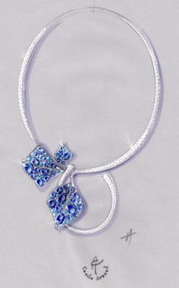 畢業(yè)設計系列 珠寶首飾效果圖篇 閃閃惹人愛的珠光寶器