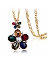 毛衣鏈 - CAROMAY卡洛美 - 珠寶首飾 - 亞馬遜